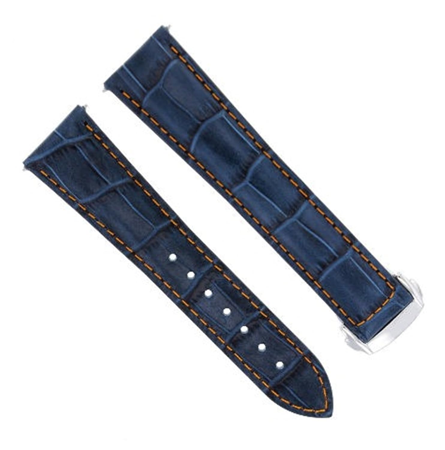 限定価格セール 20 Mmレザーストラップウォッチバンド41 Mm Omega Seamaster 300またはplanet Oceanブルー 21 20mm Blue Orange Stitch 19dp Blue Orange Stitch 19dp 20mm B07f17llsn Xcentry Com
