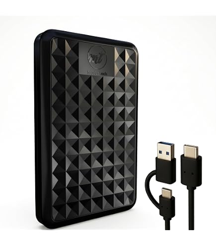 WD Drive for Chromebook 2TB, Portable Hard Drive with SuperSpeed
