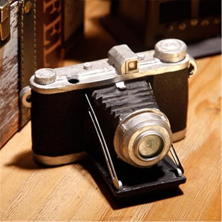 Youxd Modelo de cámara Manualidades Retro Tallado en Metal Europeo ...