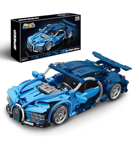 Amazon.com: Nueris 1:18 Technic Super Sports Cars Model Sets - 423