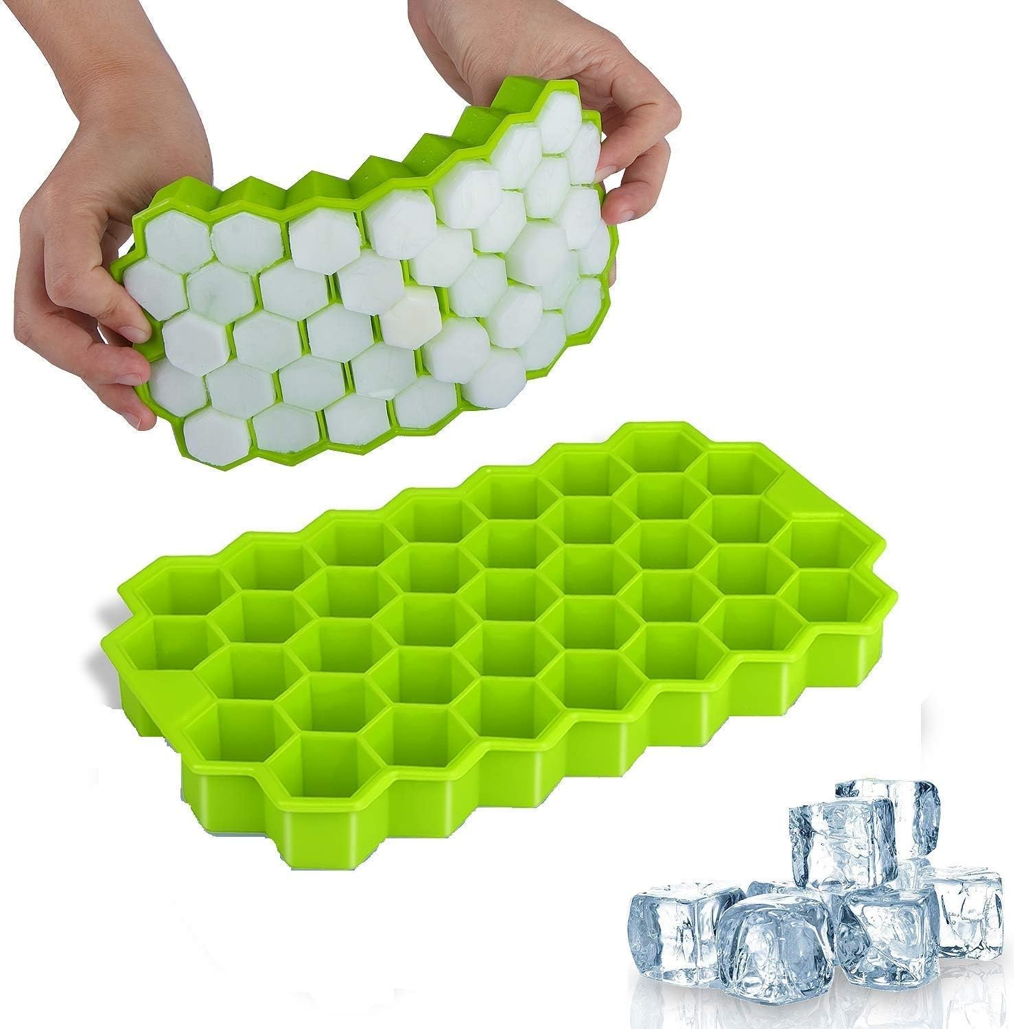 Buy Logicmart Silicone Ice Cube Trays Maker Mold, Silicon ice Tray for