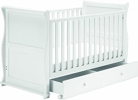 white company sleigh cot bed