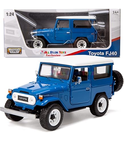 Amazon.com: Motor Max Toyota FJ40, negro 79323MBK - Coche de