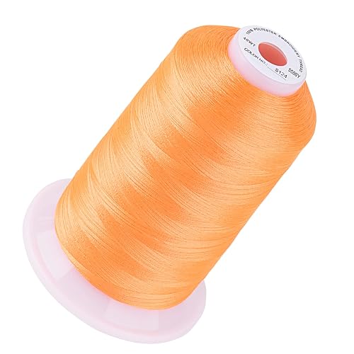 Simthread Black 900 Embroidery Thread 5500 Yards 40wt Polyester For Brother, Babylock, Janome, Singer, Pfaff, Husqvarna, Bernina Machines | Buy Now With Express International Delivery