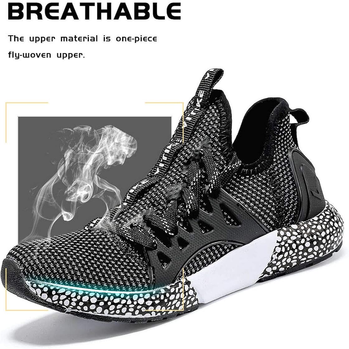  | Littleplum Kids Running Shoes for Boys Athletic Tennis Shoes Ankle-High Fashion Sneaker for Boys and Girls | Running