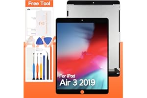 THIRDPOLE for iPad Air 3 2019 Screen Replacement 10.5 inch for iPad Air 2019 A2153 A2123 A2154 A2152 LCD Display Digitizer Assembly with Screen Protector+Tools (Black)