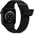 Nylon Loop Sport Band Compatible with Apple Watch Bands 44mm 45mm 46mm 49mm 42mm for Women Men, iWatch Wrist Straps for Ultra