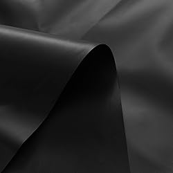 Barossa Design Extra Long Black Shower Curtain