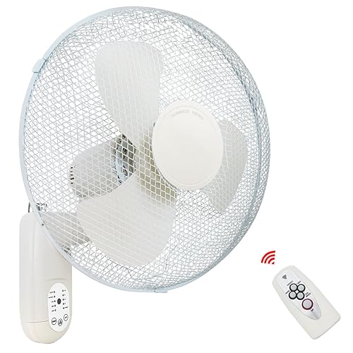 G4RCE Wall Mount Fan 3Speed 16 in. Home Office Room Indoor Air Cooling