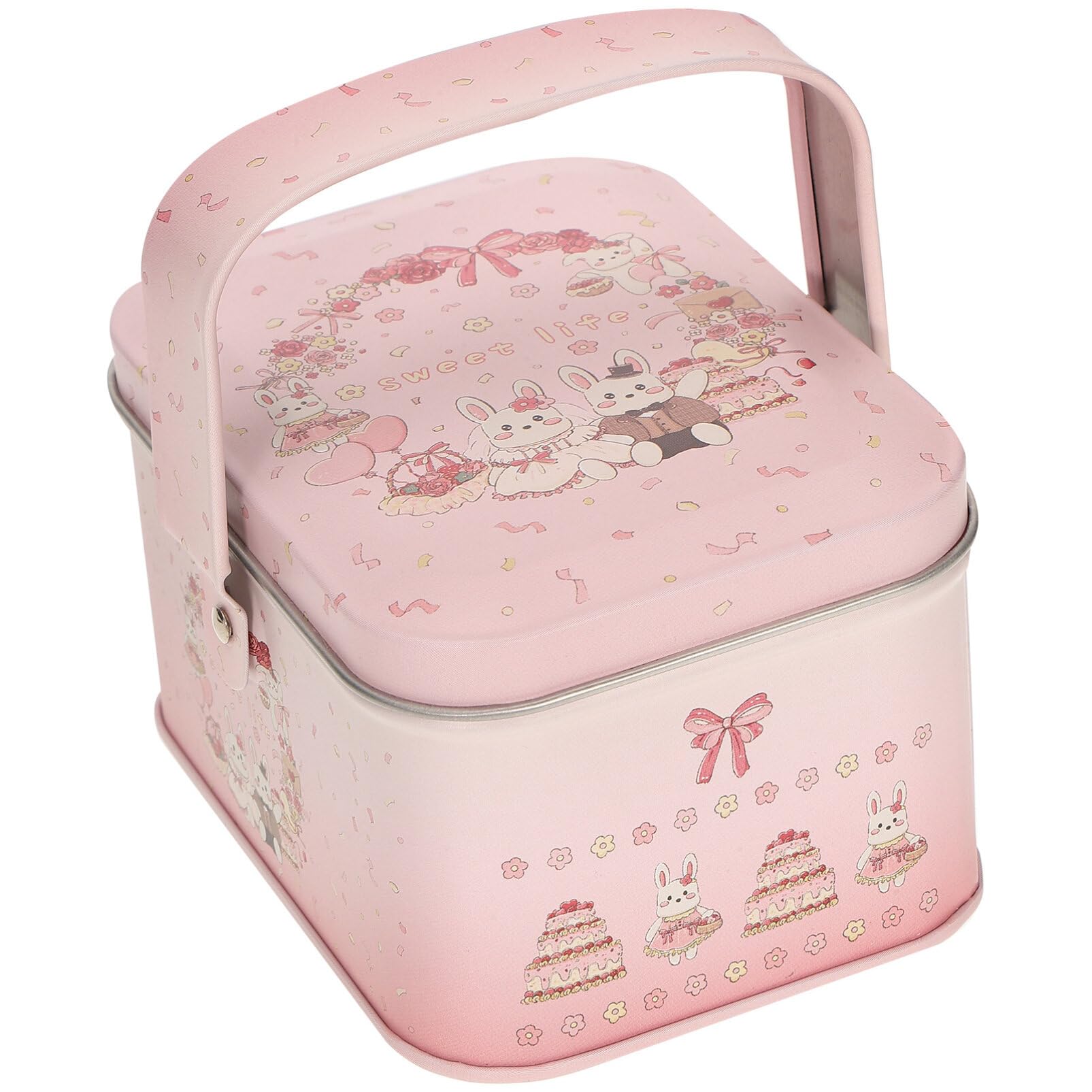 Photo 1 of (see images for size) iplusmile Decorative Cookie Tin with Lids, Vintage Cookie Packing Box, Retro Empty Candy Container