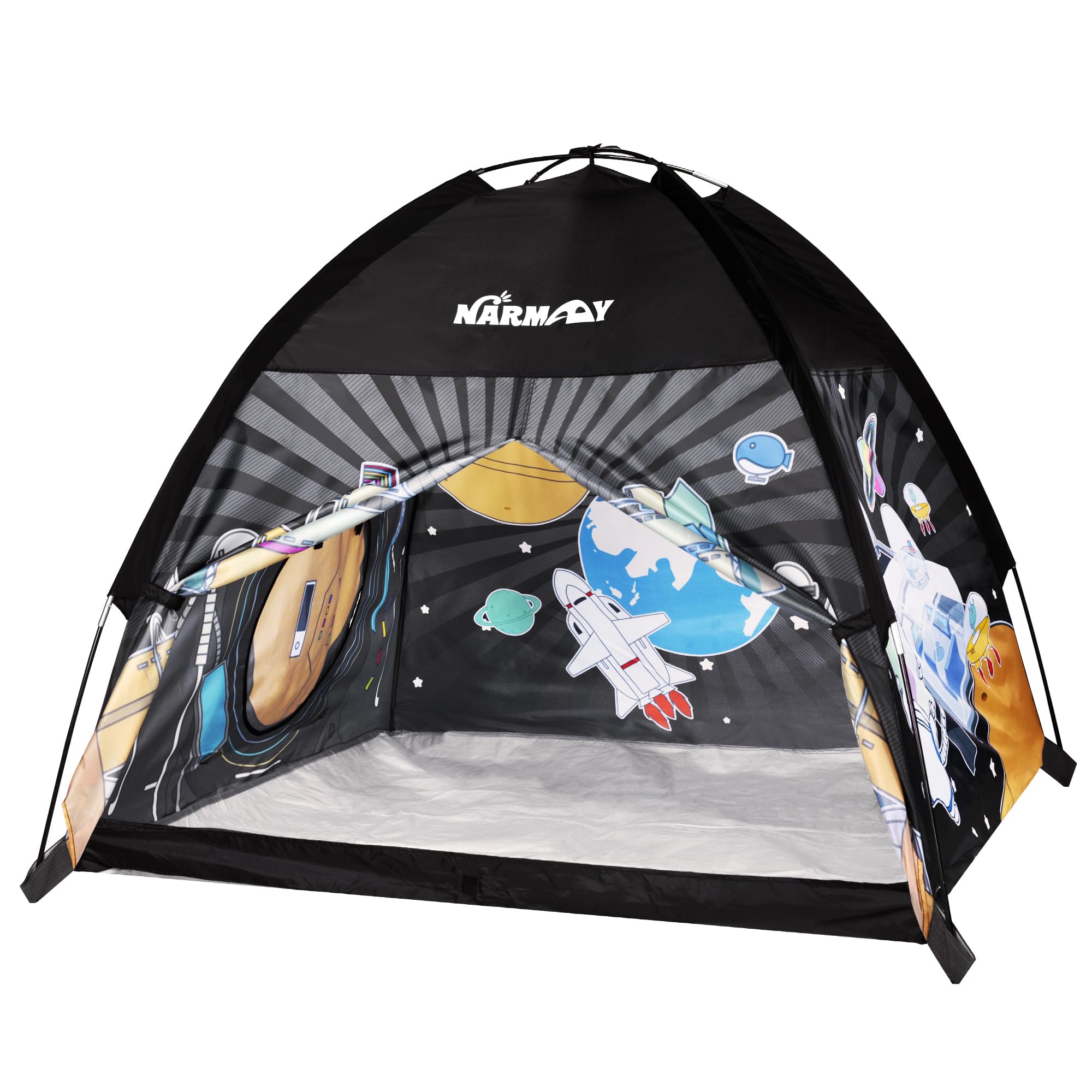 NARMAY® Play Tent Space World Dome Tent for Kids Indoor/Outdoor Fun - 121 x 121 x 101 cm
