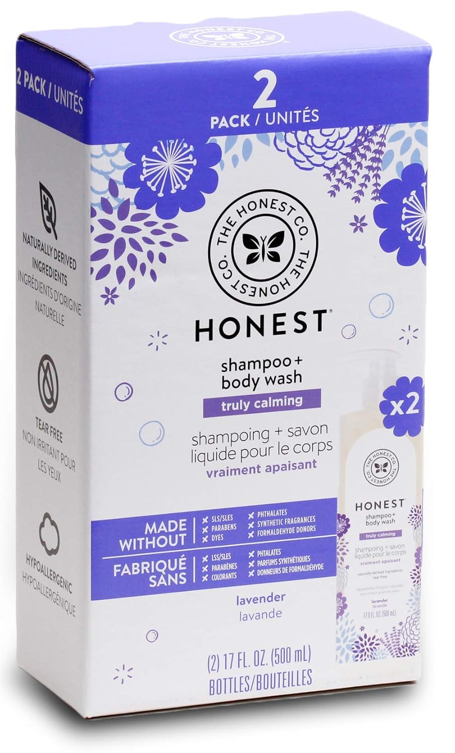 honest shampoo and body wash truly calming