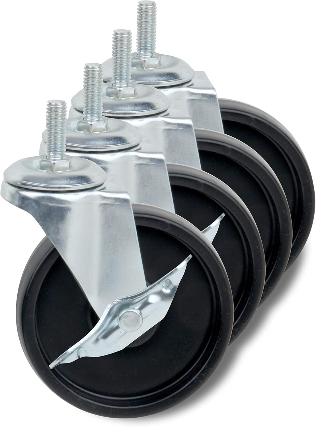 Honey-Can-Do 4-Inch Caster Roller Wheels for HCD Shelving Unit, Set of Four: Home Improvement