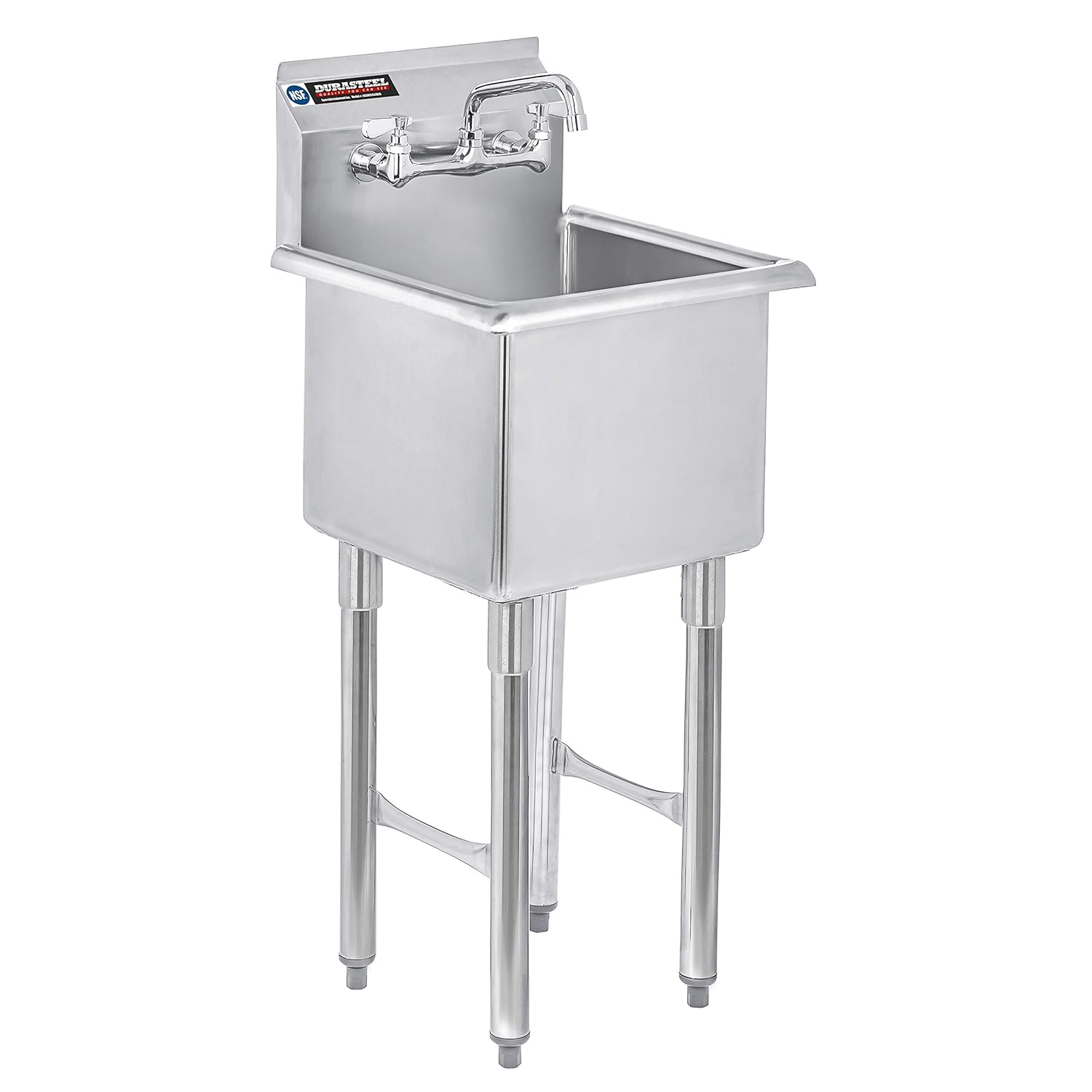Apex DuraSteel 1 Compartment Stainless Steel Commercial Food