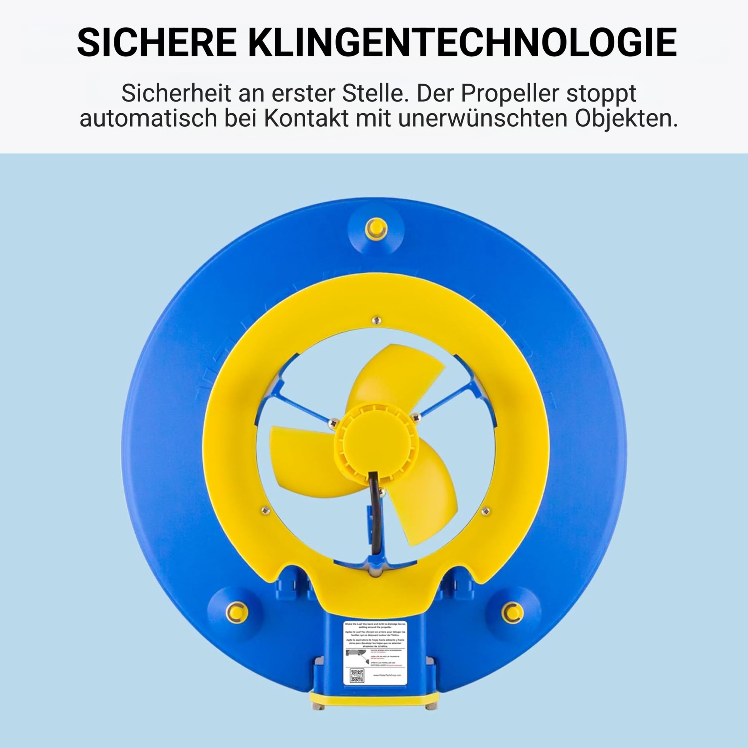 Pool Blaster Water Tech, Laubsauger, kabellos, batteriebetrieben, für Schwimmbecken, Laubsauger ist schnell zu reinigen und enthält einen robusten Netzbeutel 6