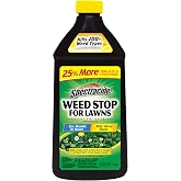 Spectracide Weed Stop for Lawns Concentrate 40 Oz, Concentrate Formula | Kills 200+ Weed Types Down To The Root, Use on Lawns, See Results In Hours, Treats Up To 20,000 Sq. Ft.