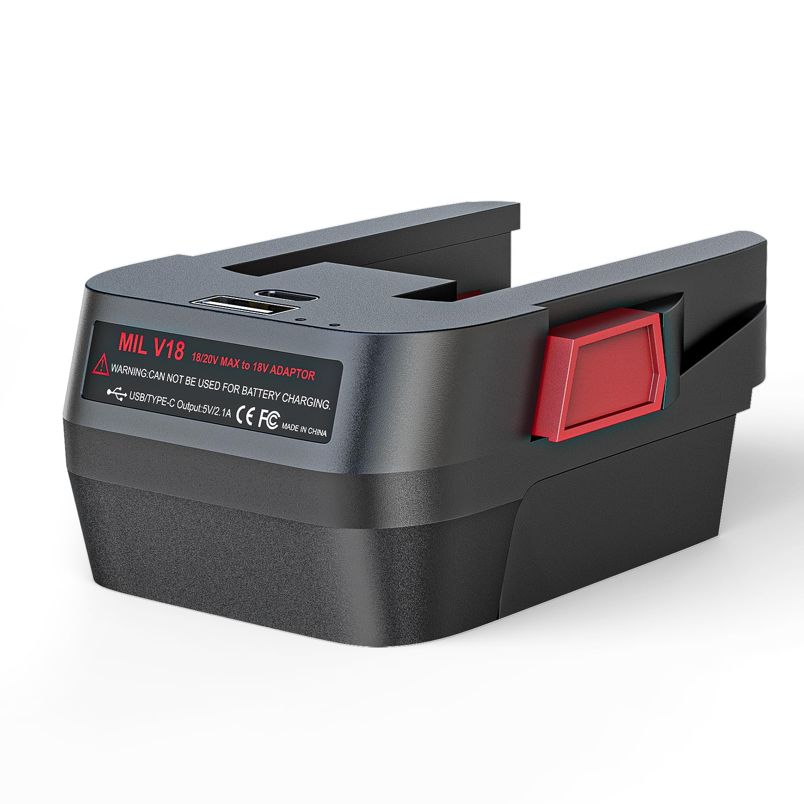 Photo 1 of Ecarke Battery Adapter Compatible with Milwaukee M18 18V Battery, Converts M-18 to V-18 for 18V Power Tools?for 48-11-2200 48-11-2230 Converter Power Tool