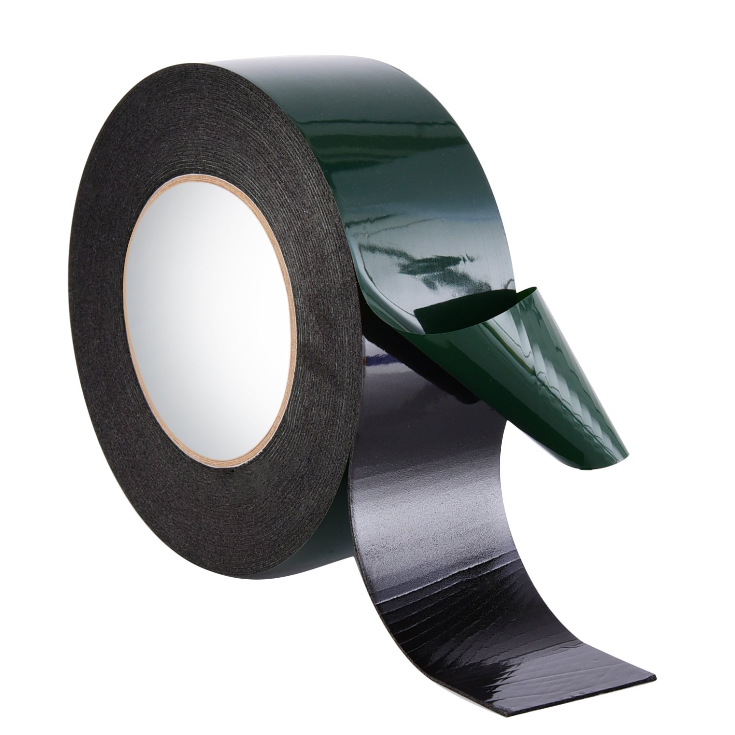 10 m (50 mm) Foam Tape Double Sided Sponge Tape Waterproof Mounting Adhesive Tape Roll Automotive Grade Number Plates Cars Trims, Black