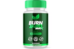 SYVOR Burn Jaro Max - Burn Jarrow Max Pink Salt Trick Capsules, BurnJaro Advanced Formula Supplement Pills, Burn JaroMax All Natural Ingredients Detox Energy Formula - Daily Wellness Support (60 Capsules)