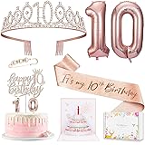 10th Birthday Decorations for Girl, 10th Birthday