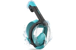 ACURE Kids Snorkel Mask Full Face - Anti-Fog & Dry Top Snorkel Set, Snorkeling Gear with Easier Breathing System for Swimming