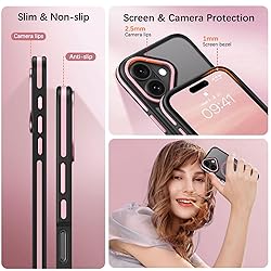YINLAI Case for iPhone 16 Plus 6.7-Inch, iPhone 16
