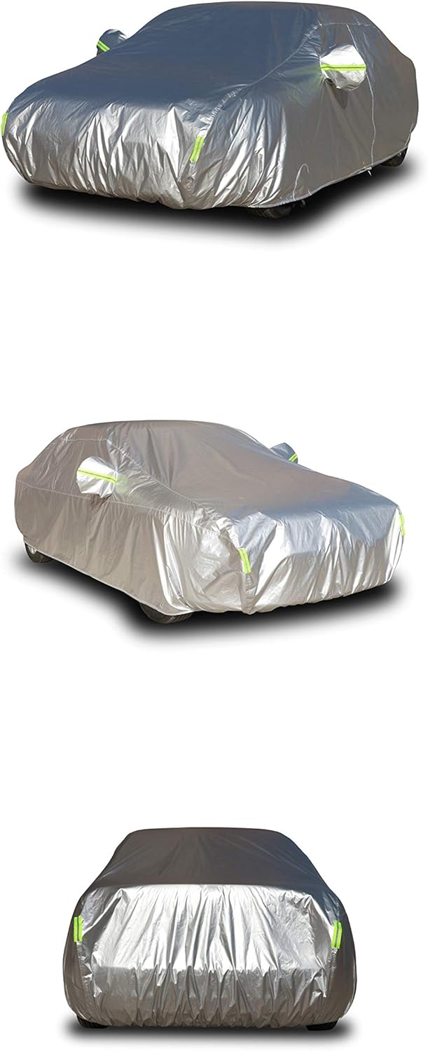 Shieldo Heavy Duty Car Cover with Windproof Straps and Buckles 100