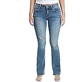 YMI Jeans Women's Wannabettabutt Mid Rise Bootcut Jeans