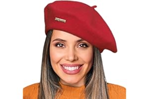 Nawati Wool French Berets for Women, Solid Color Beret Hats for Women Girls Lady, Casual and Chic Vintage Painters Hat