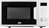 SIA FCM25WH 25L Freestanding Microwave Oven 900W Grill 2200W Convection