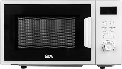 SIA FCM25WH 25L Freestanding Microwave Oven 900W Grill 2200W Convection