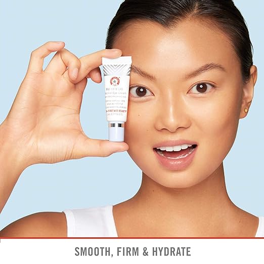 first aid beauty retinol eye cream with triple hyaluronic acid