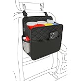 Witaxima Upgrade Car Seat Organizer Backseat with Storage Pockets Multipurpose Car Organizer Hanging Car Trash Bag Can Premiu
