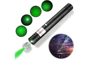 GAINLLY Green Laser Pointer High Power, Long Range High Power Laser Pointer, Rechargeable Pointer, Strong Lazer Pointer for Teaching Outdoor USB Rechargeable Laser Pointer Pen