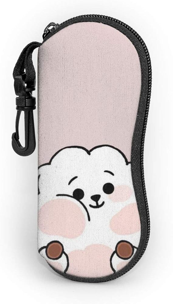 Amazon Bt21 Rj メガネケース ファスナー式 眼鏡ケース サングラスケース メガネポーチ擦り傷 防止 防水 小物入れ 金属フック付き 柔らかいネオプレン 軽量 サングラス 眼鏡小物 通販