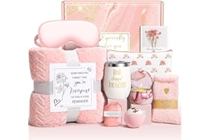 Wasocol Happy Birthday Gifts for Women Self Care Gift, Relaxing Care Package Spa Gift Basket, Valentines Day, Mothers Day, Christmas, Birthday Gifts for Women Mom Her Friend Sister Wife