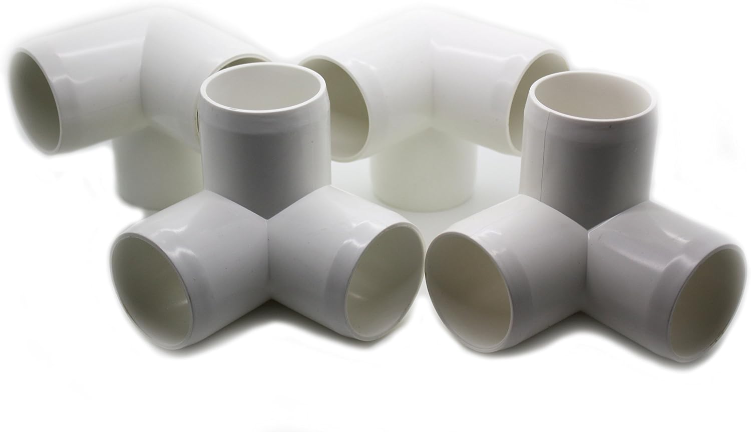 3 Way Tee PVC Fitting Build Heavy Duty PVC Furniture Grade SCH 40