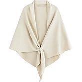 VENVSBEE Shawl Wraps For Women Soft Pashimina Cape Knitted Sweater Shawl Scarf Shoulder Wraps for Dresses