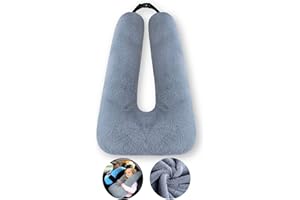 FHSGGP Travel Pillow Car Pillow Kid Car Sleeping The Sleeping Aid for Adults and Kids on Road Trips Kids Travel Pillow Gray