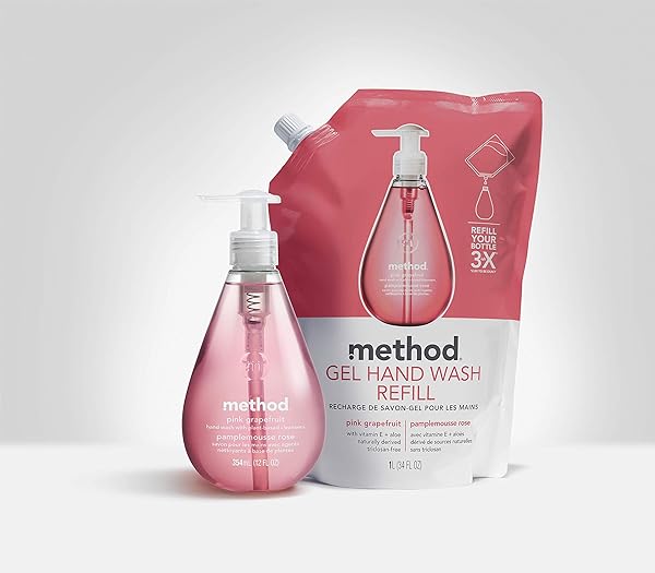 METHOD GEL HAND SOAP REFILL, SEA MINERALS, 34 OZ, 1 PACK, PACKAGING MAY VARY