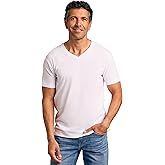 True Classic Mens V Neck T Shirts – Cotton V Neck Shirts for Men, V-Neck Mens T-Shirts and Undershirts for Men Pack/Singles