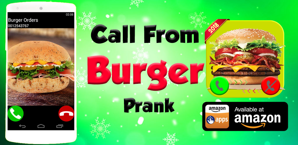 Fake Call Burger - Free Fake Phone Call ID PRO 2018 - PRANK - //medicalbooks.filipinodoctors.org