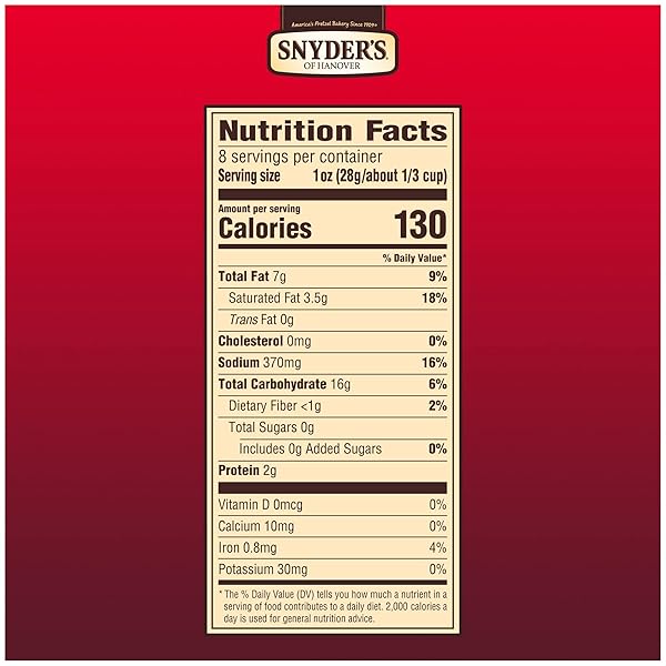 SNYDER’S OF HANOVER PRETZEL PIECES, HOT BUFFALO WING, 8 OZ