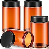 Patelai 4 Pieces Round Wide-mouth Leak Proof