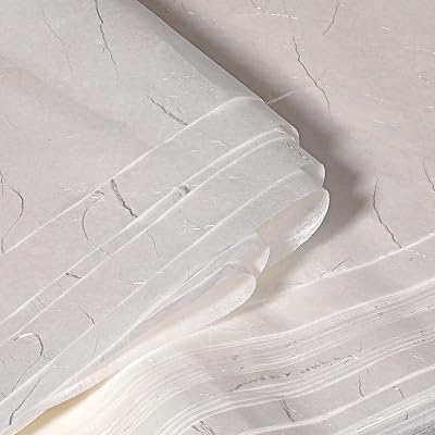 KALIONE 50 Sheets A4 White Matte Rice Paper for Calligraphy & Crafts