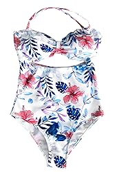 CUPSHE Women’s Abstract Print Tank High Waisted
