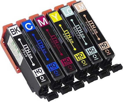 Amazon エプソン用 Ith イチョウ 互換インク Ith 6cl 互換 6色セット インクのチップス インクカートリッジ 通販