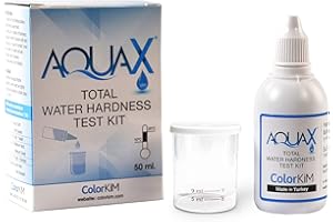 ColorKiM Total Water Hardness Test for Pool, Aquarium, and Drinking Water, and Improving Water Softener Efficiency 12000.003