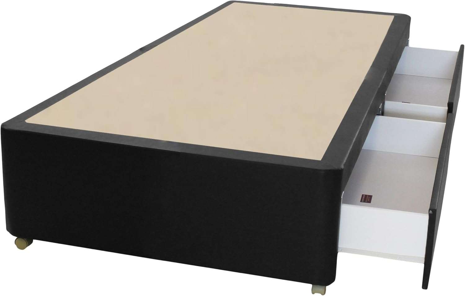 Sweet Dreams Amber Divan Bed Sprung Edge Base with 2Storage Drawers