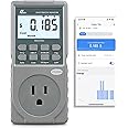 Poniie PN2500 Professional NEMA 5-15 Wi-Fi Wireless Level 1 EV Charger Pass-Through Power Usage Monitor (60-240V, 25Amp)